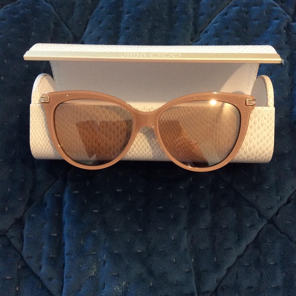 Jimmy Choo Axelle Sunglasses & case - Picture 3 of 7